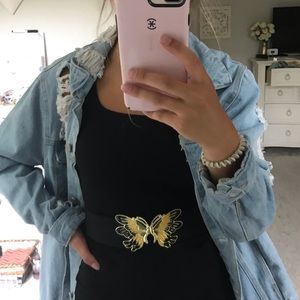 Vintage butterfly belt